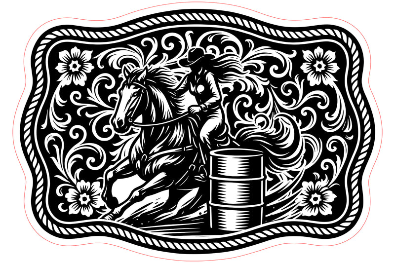 Barrell Racer Buckle