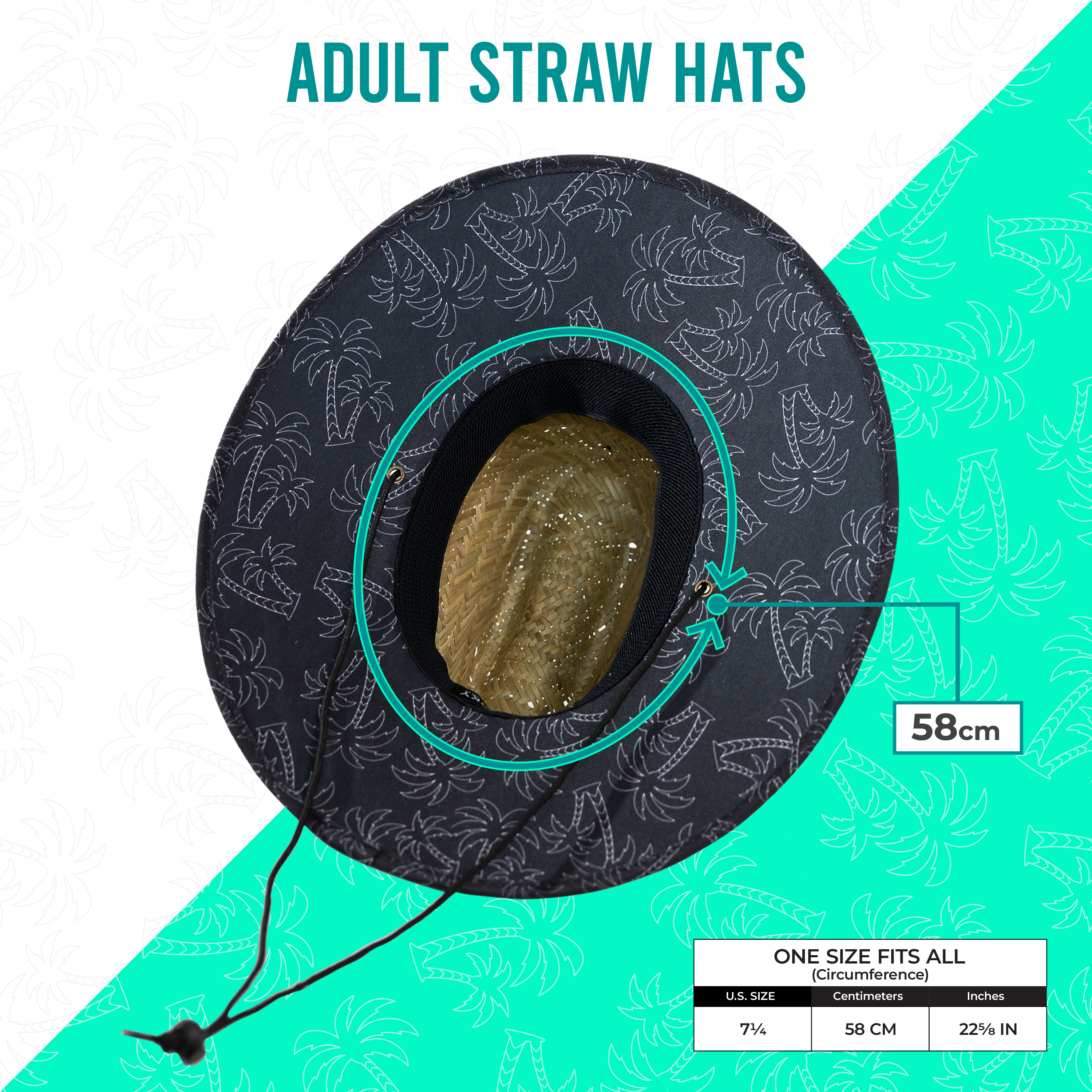Desert Sand Beach Lifeguard Straw Hat