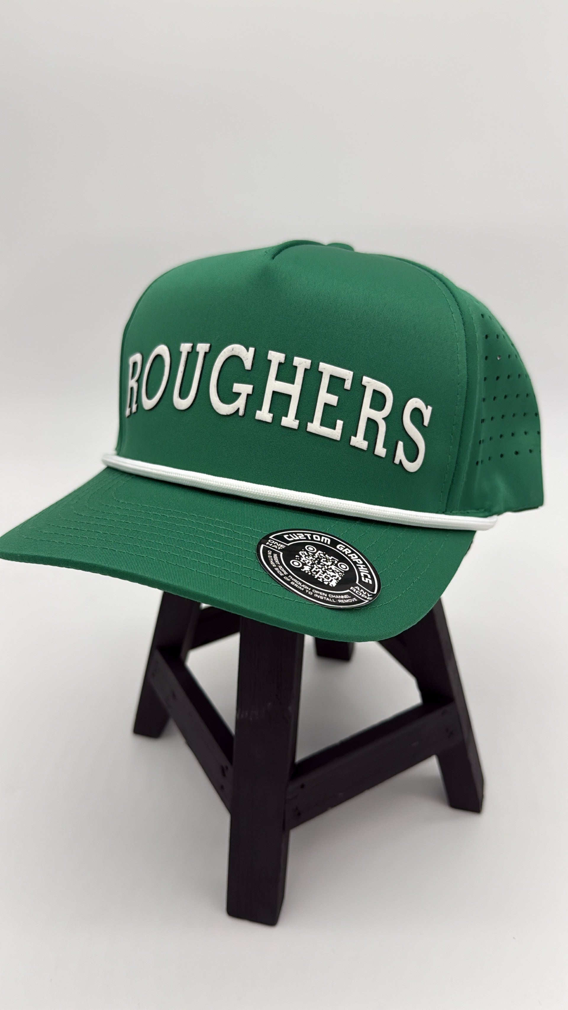 Roughers 3D Mascot Cap Green